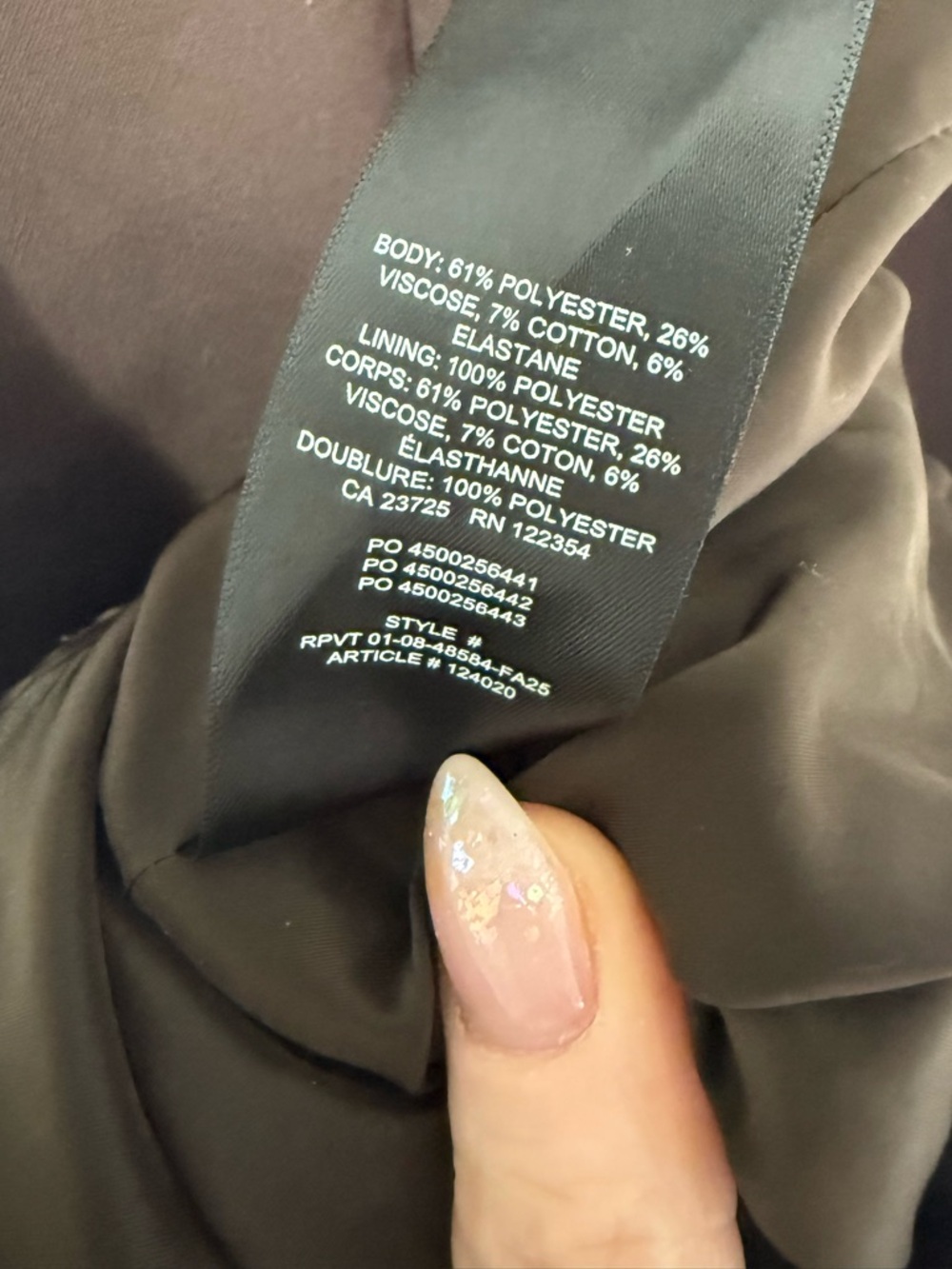 Aritzia Babaton Proxy Dress Brown | Fit & Flare Mini | Size 2 | Hourglass - Picture 6 of 8
